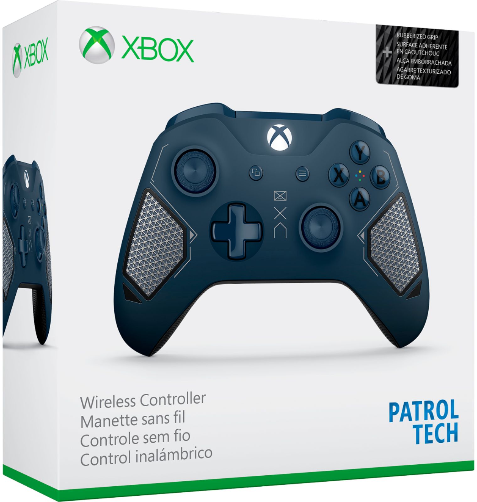 Microsoft - Geek Squad Certified Refurbished Wireless Controller for Xbox - Patrol Tech Special Edition