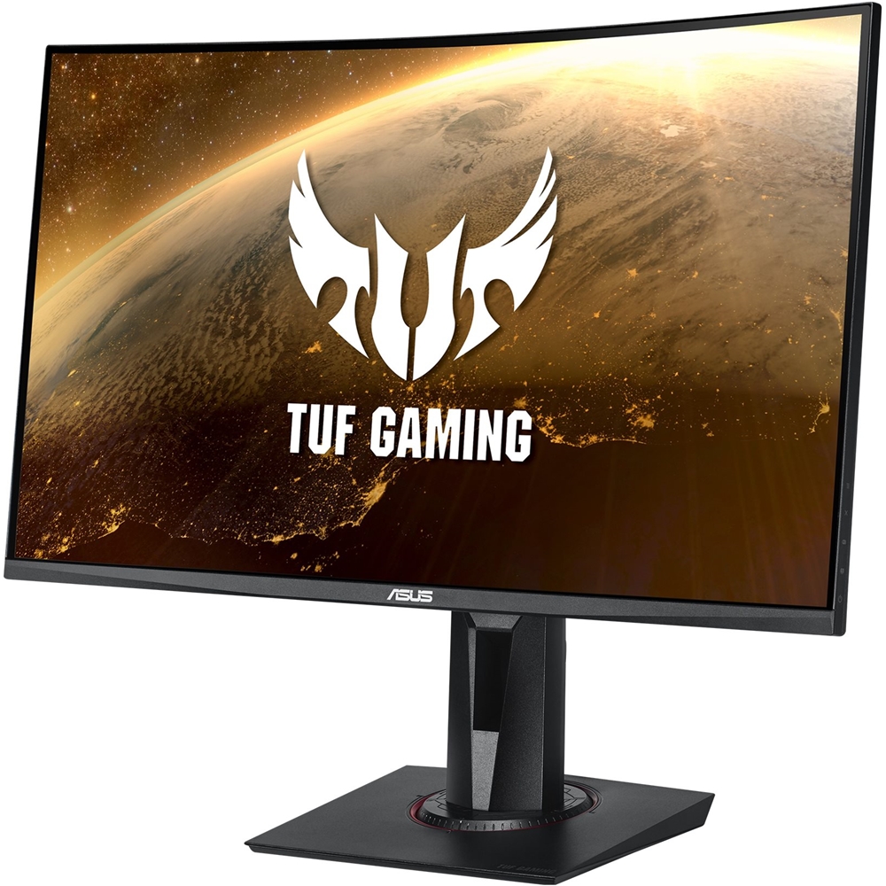 Best Buy Asus Tuf Gaming 27 Led Curved Fhd Freesync Monitor