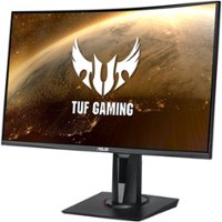 ASUS - TUF Gaming 27" LED Curved FHD FreeSync Monitor - Black - Front_Zoom