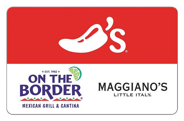 Front. Brinker - 3-Choice $25 Gift Card.