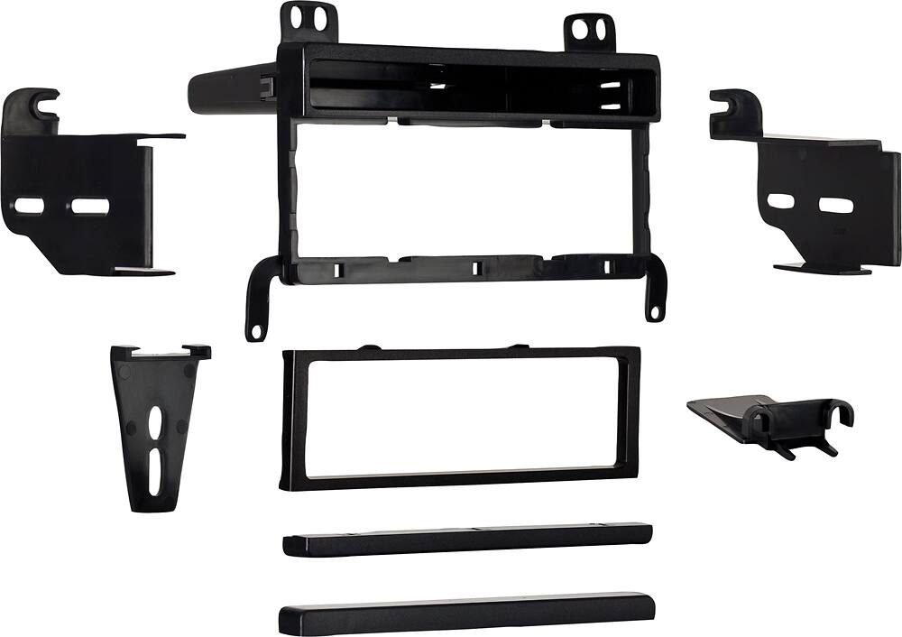 Angle. Metra - Dash Kit for Select 1992-2011 Ford Mazda Lincoln Mercury Saab DIN - Black.