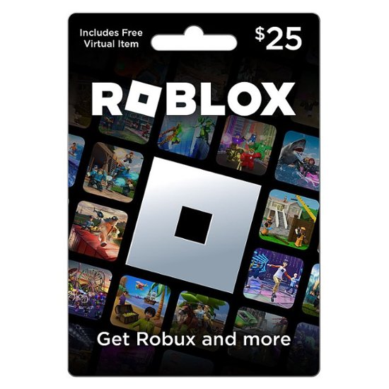 Roblox $25 Physical Gift Card [Includes Free Virtual Item] ROBLOX