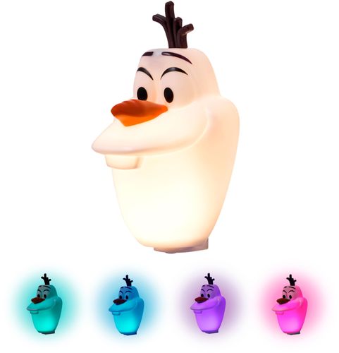 Disney - Frozen 2 Olaf Multicolor LED Automatic Night Light - White