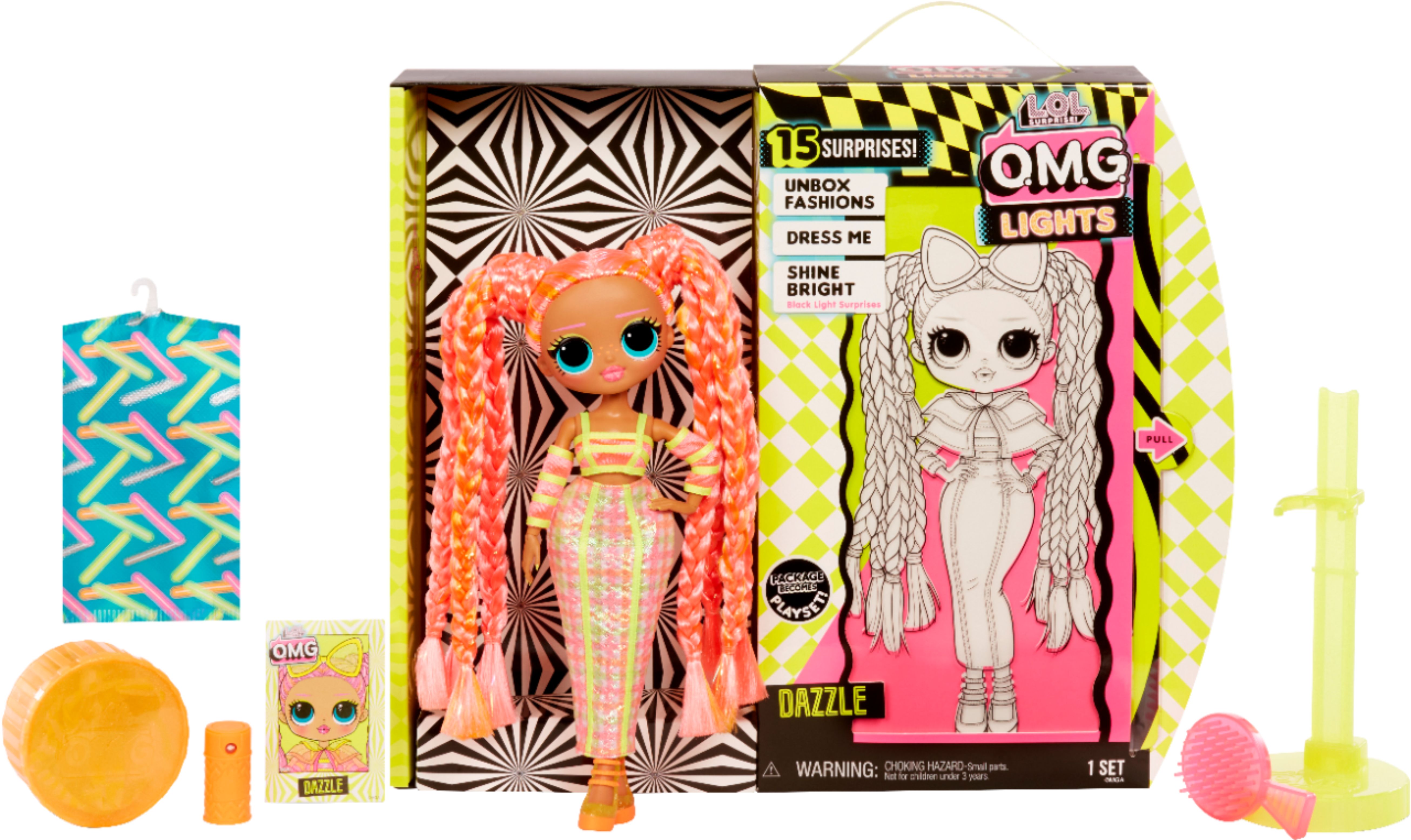 LOL Surprise! O.M.G. Lights Dazzle Fashion Doll with 15 Surprises - wide 7