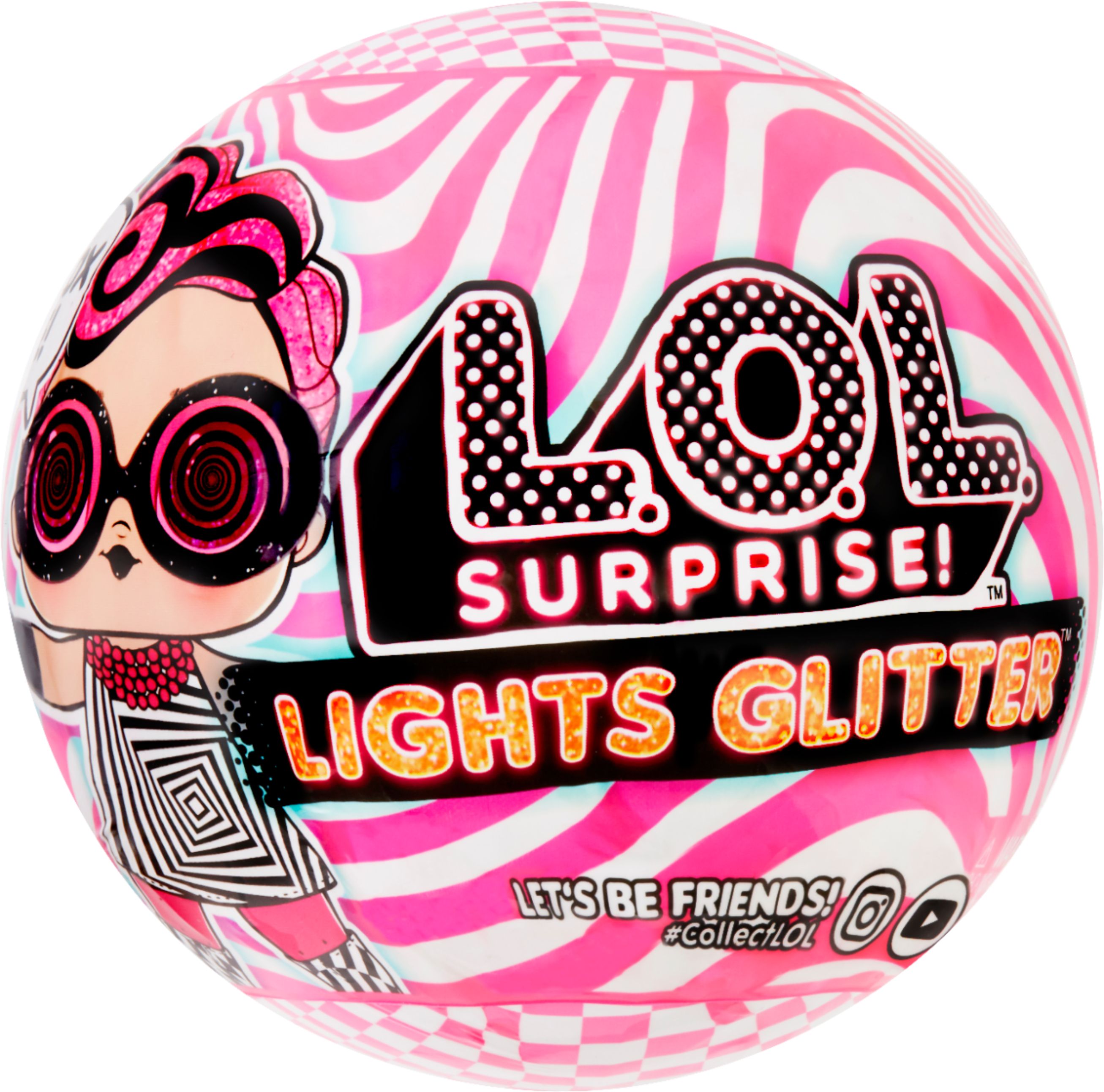 Angle View: L.O.L. Surprise! - Lights Series Glitter Doll - Styles May Vary