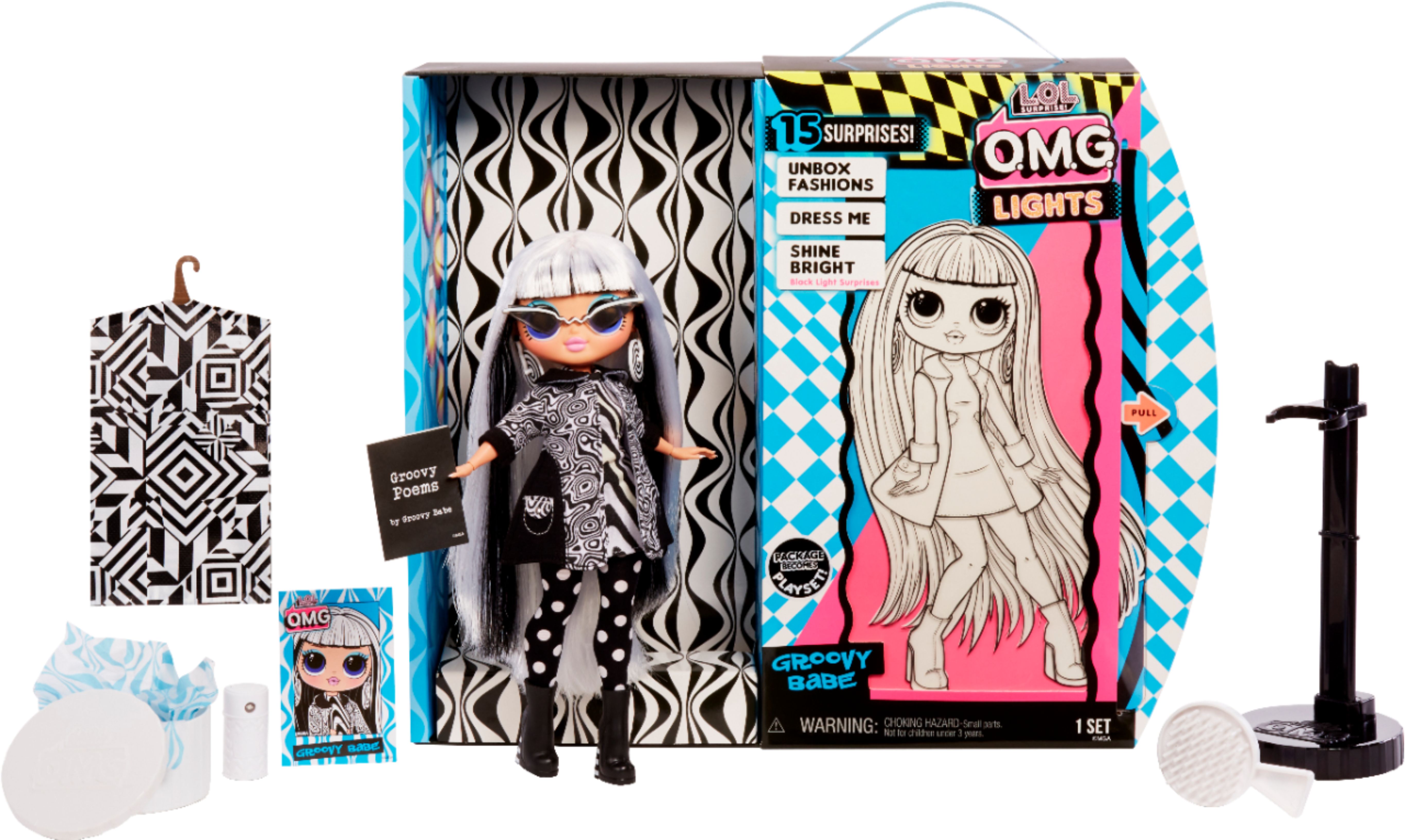 Best Buy L O L Surprise L O L Surprise Omg Doll Light Series Groovy Babe Groovy Babe