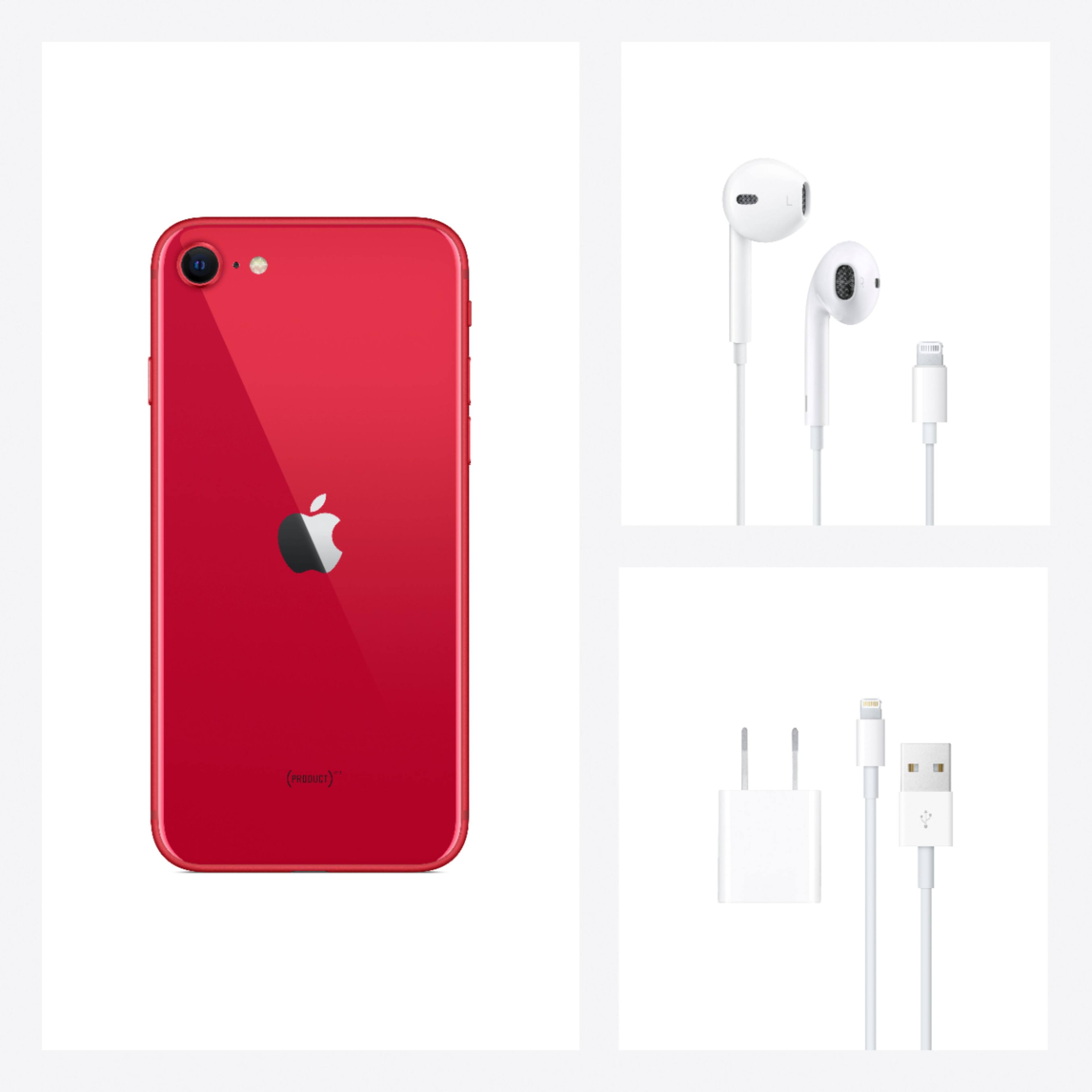 Alt View 15. Apple - iPhone SE (2nd generation) 256GB - (PRODUCT)RED.
