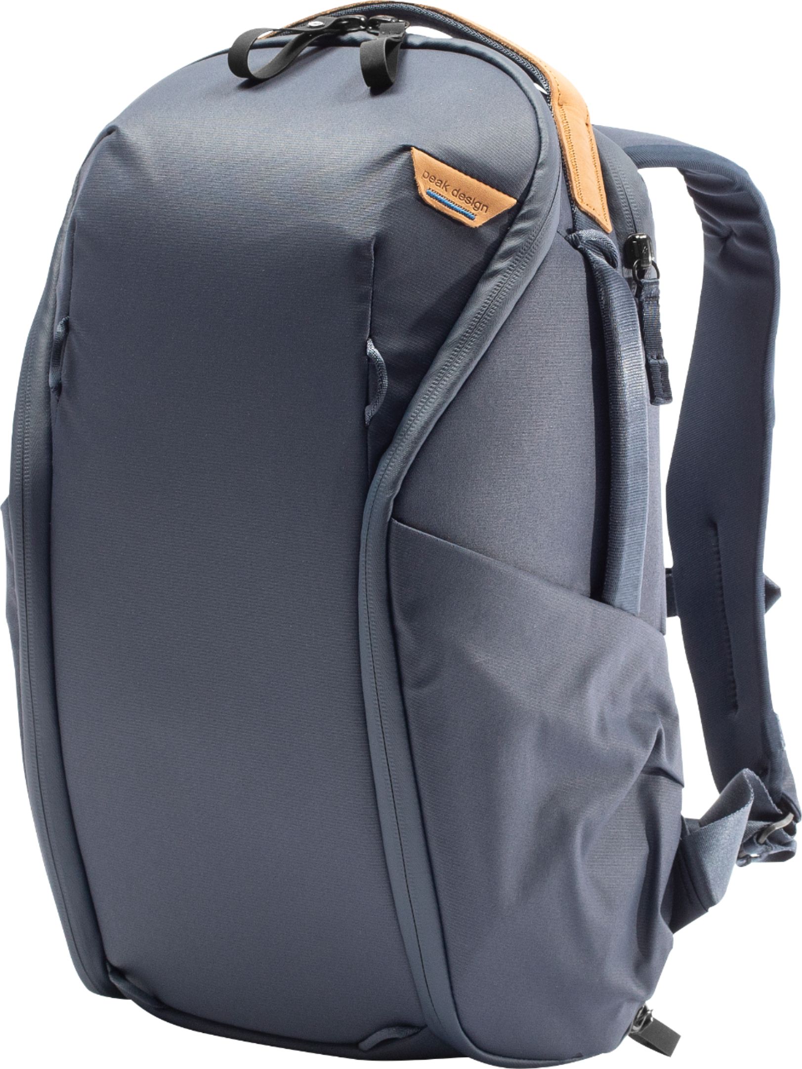 Left View: Peak Design - Everyday Backpack 15L Zip - Midnight