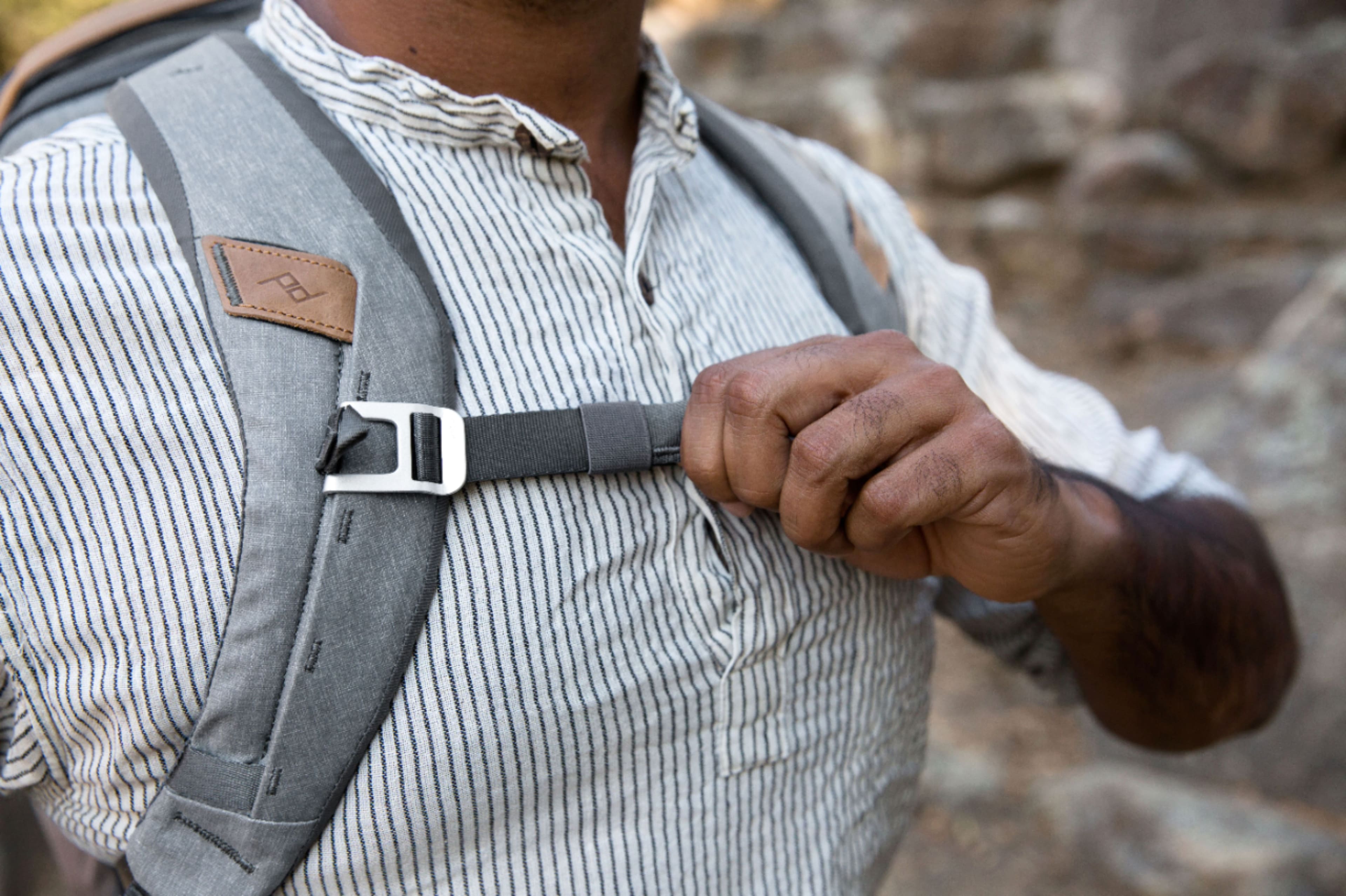 Alt View 16. Peak Design - Everyday Backpack 20L Zip - Ash.