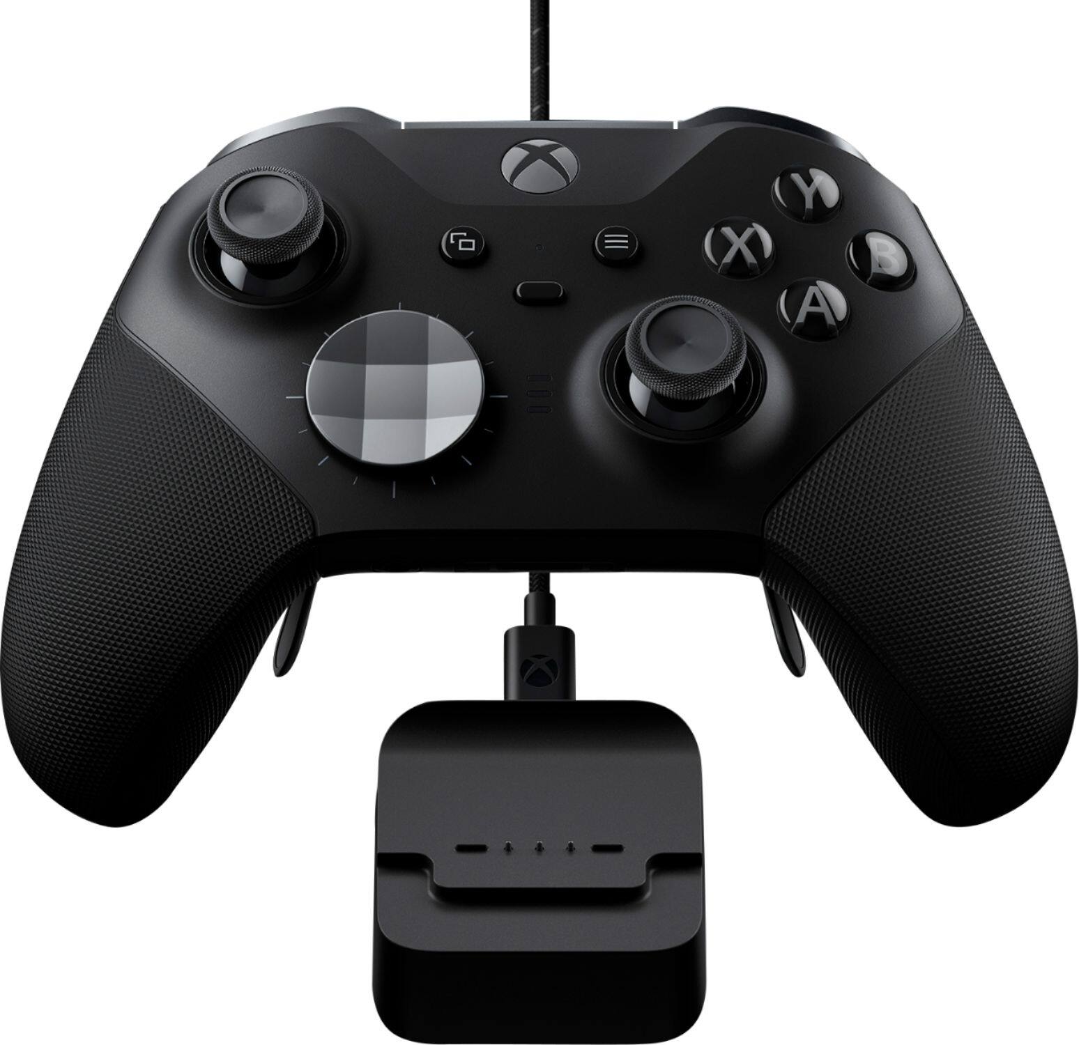 Alt View 12. Microsoft - Geek Squad Certified Refurbished Xbox Elite Wireless Controller Series 2 for Xbox One - Black.