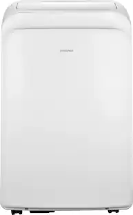Front. Insignia™ - 250 Sq. Ft. Portable Air Conditioner - White.
