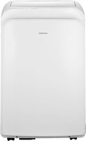 Insignia™ - 250 Sq. Ft. Portable Air Conditioner - White - Front_Zoom