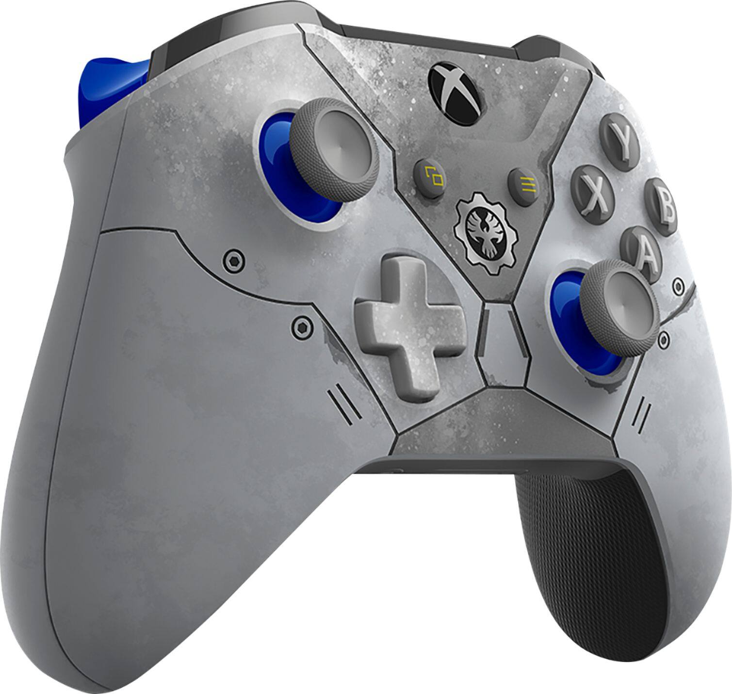 Angle. Microsoft - Geek Squad Certified Refurbished Xbox Gears 5 Kait Diaz Limited Edition Wireless Controller for PC, Xbox One, One S & X - White.