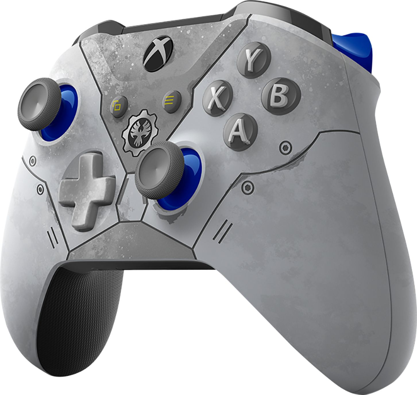 Left View: Microsoft - Geek Squad Certified Refurbished Xbox Gears 5 Kait Diaz Limited Edition Wireless Controller for PC, Xbox One, One S & X - White