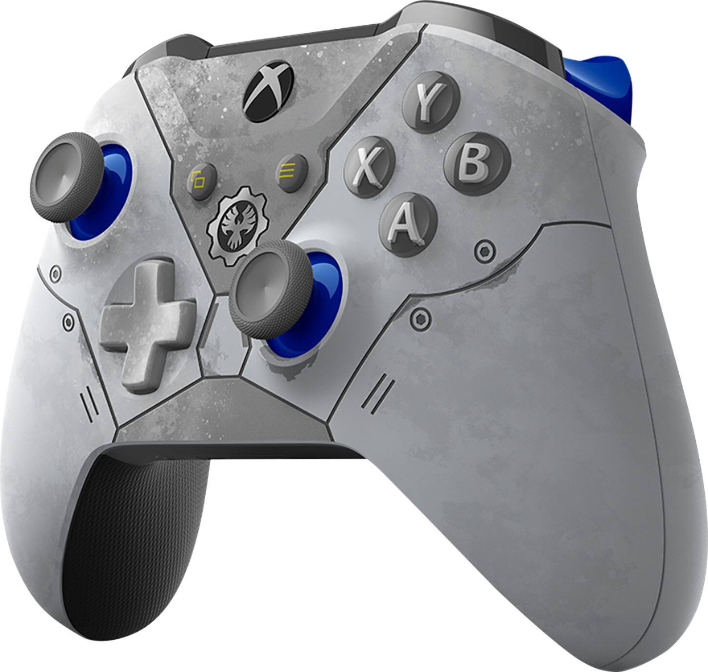 Left. Microsoft - Geek Squad Certified Refurbished Xbox Gears 5 Kait Diaz Limited Edition Wireless Controller for PC, Xbox One, One S & X - White.
