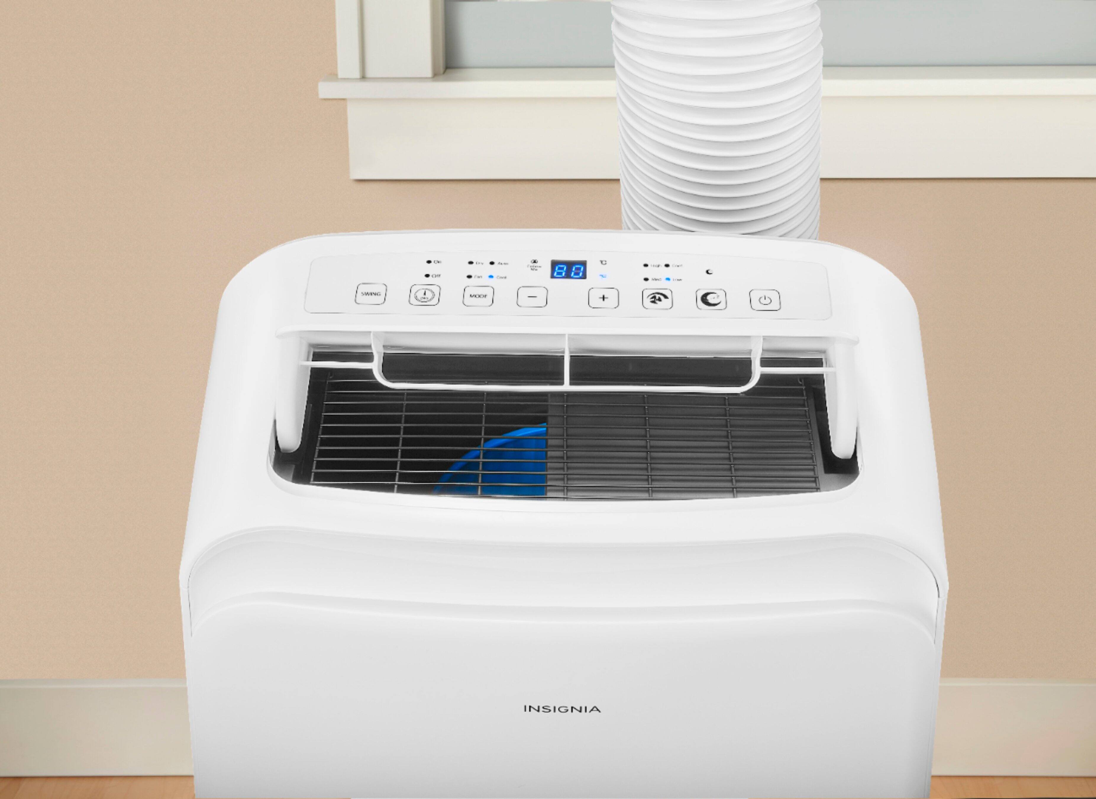 Alt View 11. Insignia™ - 300 Sq. Ft. Portable Air Conditioner - White.