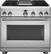 Front. Monogram - 5.75 Cu. Ft. Freestanding Dual Fuel True Convection Range with Self-Cleaning and Griddle - Stainless Steel.