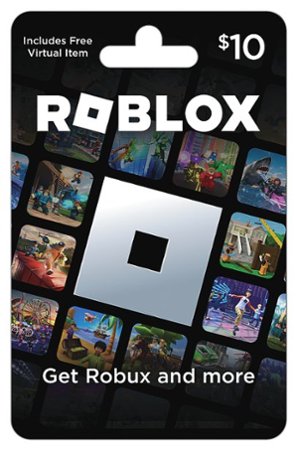 Roblox - $10 Physical Gift Card [Includes Free Virtual Item]