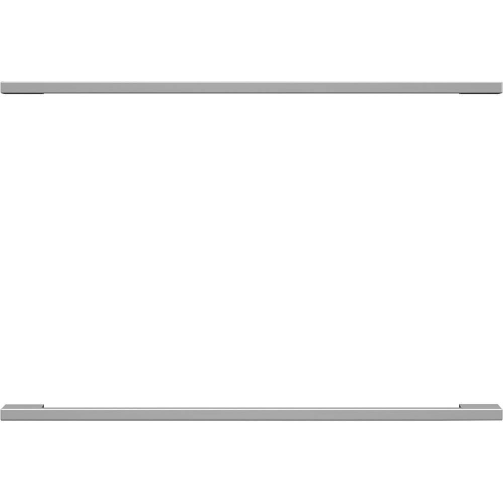 Front. Monogram - Minimalist Handle Kit for Select Monogram Undercounter Refrigerators - Silver.