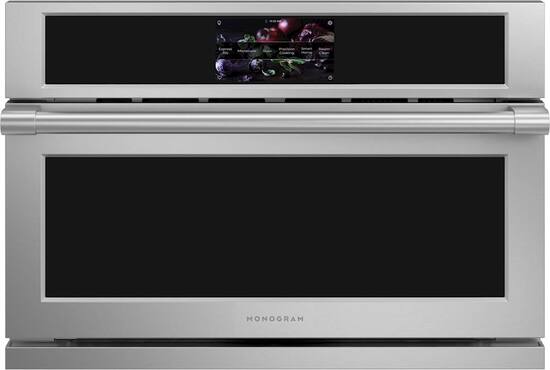 Monogram 30 Built In Single Electric Convection Oven With 240v Advantium Technology Stainless Steel Zsb9232nss Best Buy