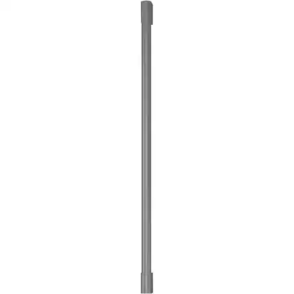 Front. Monogram - Statement Handle Kit for Select Monogram Single-Door Refrigerators - Silver.