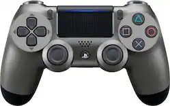 Sony - Geek Squad Certified Refurbished DualShock 4 Wireless Controller for PlayStation 4 - Steel Black - Front_Zoom