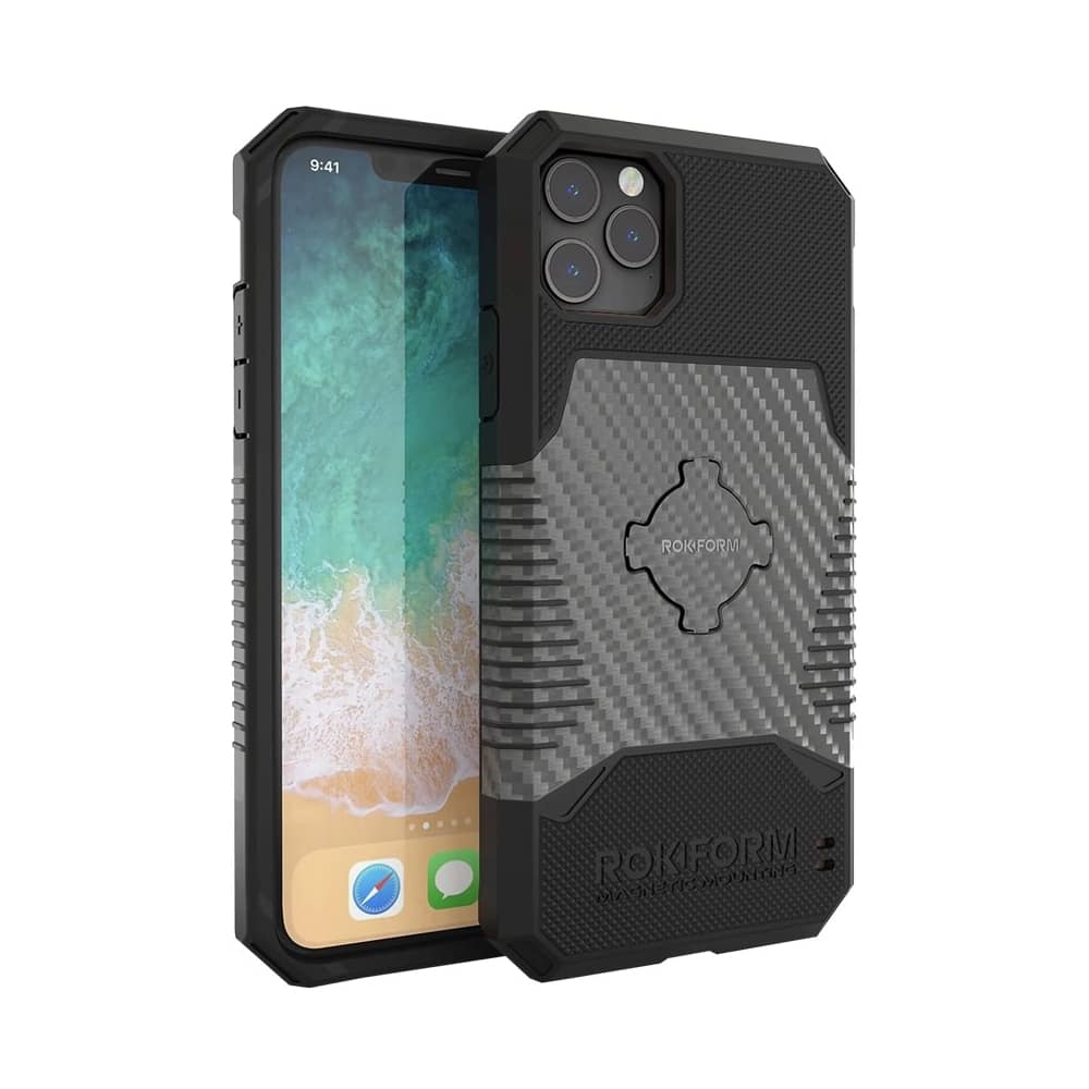 Angle View: Rokform - Rugged Case for Apple® iPhone® 11 Pro - Gunmetal