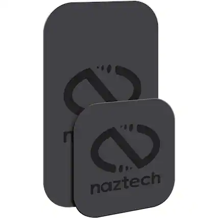 Angle. Naztech - MagBuddy Magnetic Adhesive Plates for Most Cell Phones - Black.