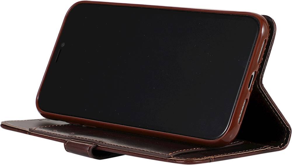 Alt View 11. SaharaCase - Folio Case for Apple® iPhone® 11 Pro - Brown.