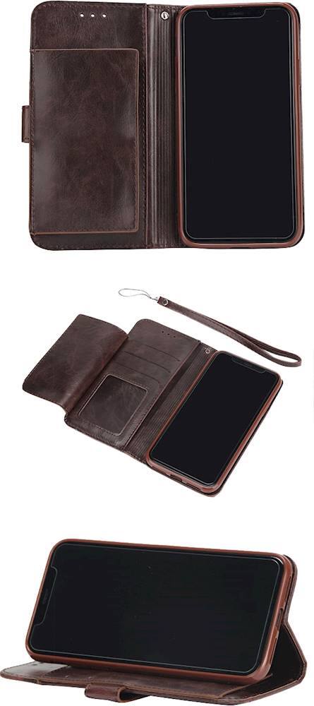 Alt View 12. SaharaCase - Folio Case for Apple® iPhone® 11 Pro - Brown.