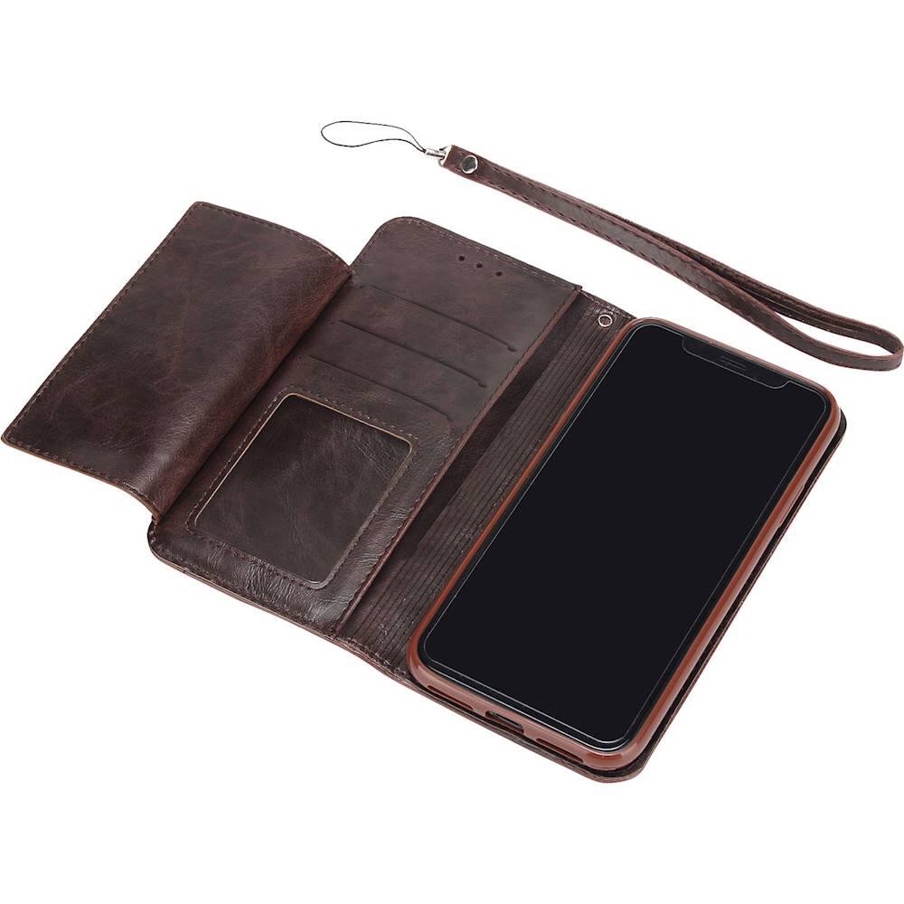 Alt View 12. SaharaCase - Folio Case for Apple® iPhone® 11 Pro Max - Brown.