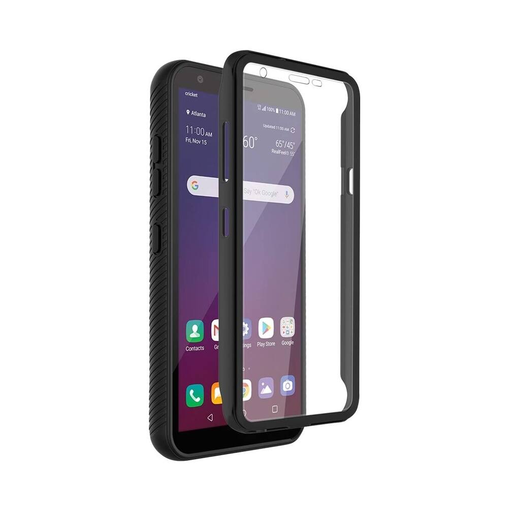 Left. SaharaCase - Classic Case for LG K30 2019 - Black.