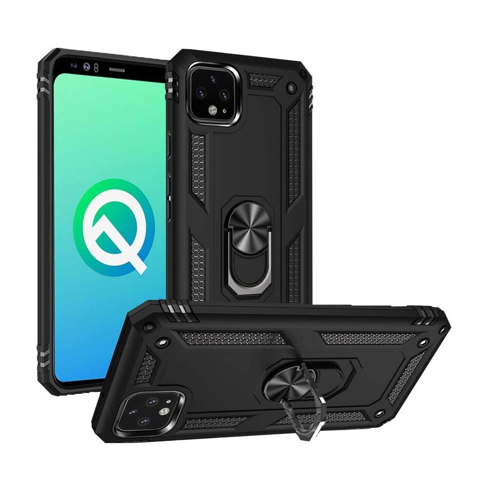 Alt View 11. SaharaCase - KICKSTAND Case for Google Pixel 4 XL - Black.