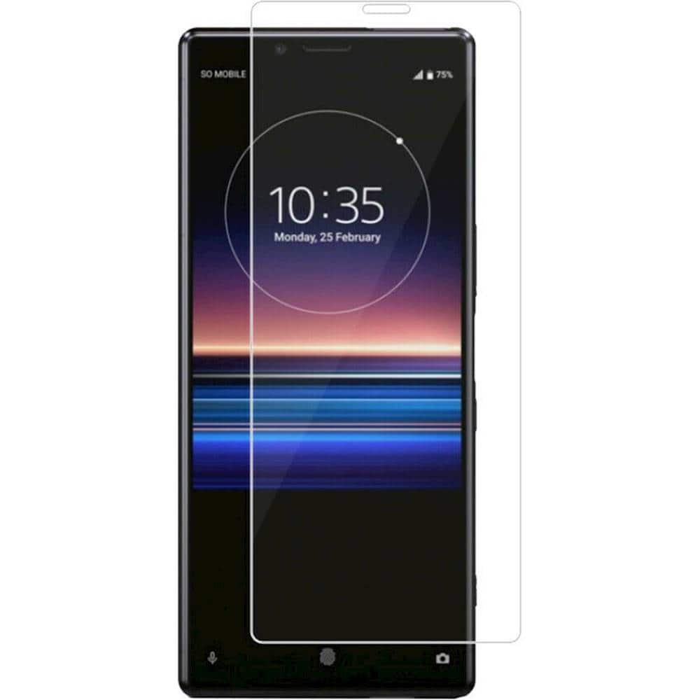 Angle View: SaharaCase - ZeroDamage Tempered Glass Screen Protector for Sony XPERIA 1 - Clear