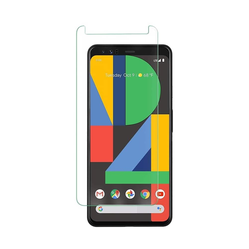 Angle View: SaharaCase - ZeroDamage Tempered Glass Screen Protector for Google Pixel 4 - Clear