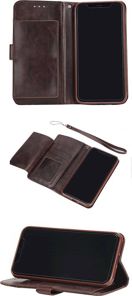 Alt View 13. SaharaCase - Folio Case for Apple® iPhone® 11 - Brown.