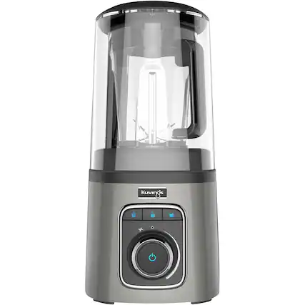 Front. Kuvings - Vacuum Blender - Gray.