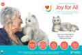 Angle. Joy for All - Companion Pet Cat - Silver With White Mitts.
