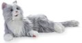 Alt View 12. Joy for All - Companion Pet Cat - Silver With White Mitts.