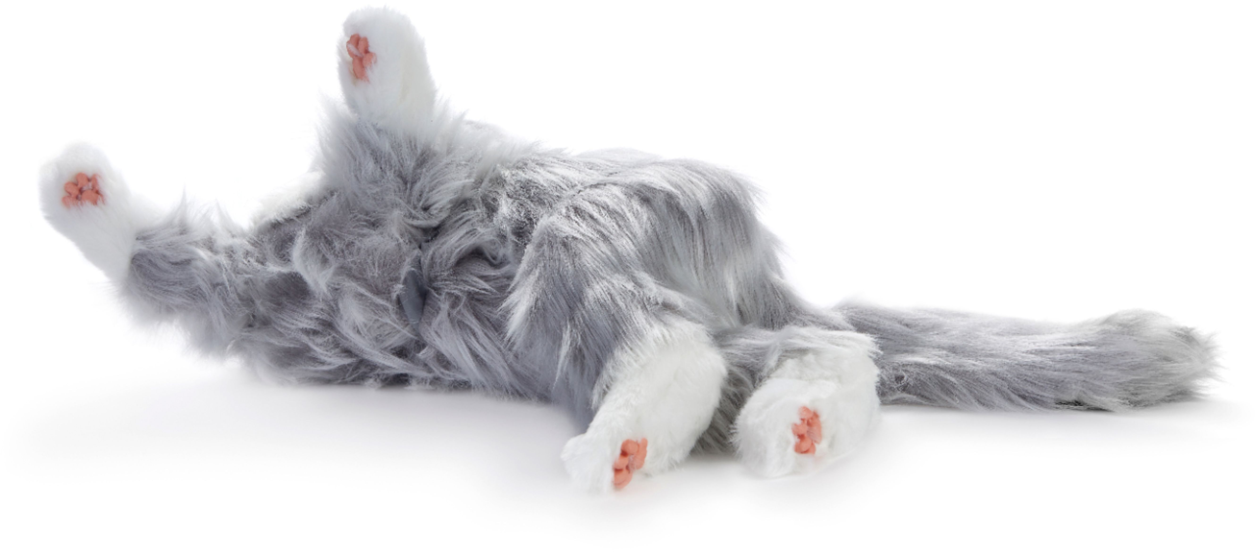 Joy for All B7594 Companion Cat Pet Silver with White Mitts for sale online 