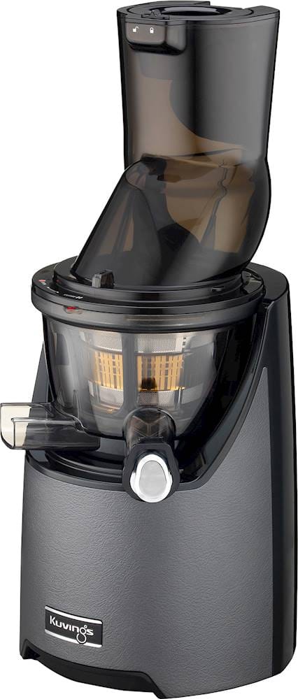 Left. Kuvings - Evolution Whole Slow Masticating Juicer - Gun Metal.