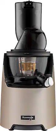 Front. Kuvings - Evolution Whole Slow Masticating Juicer - Champagne Gold.