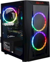 CLX SET Gaming Desktop - AMD Ryzen 3-Series - 2200G - 8GB Memory - AMD Radeon RX 570 - 480GB SSD - Black - Front_Zoom
