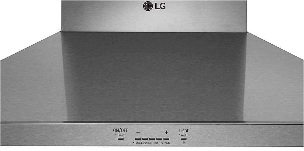 Alt View 16. LG - 30" Convertible Range Hood with WiFi - Stainless steel.