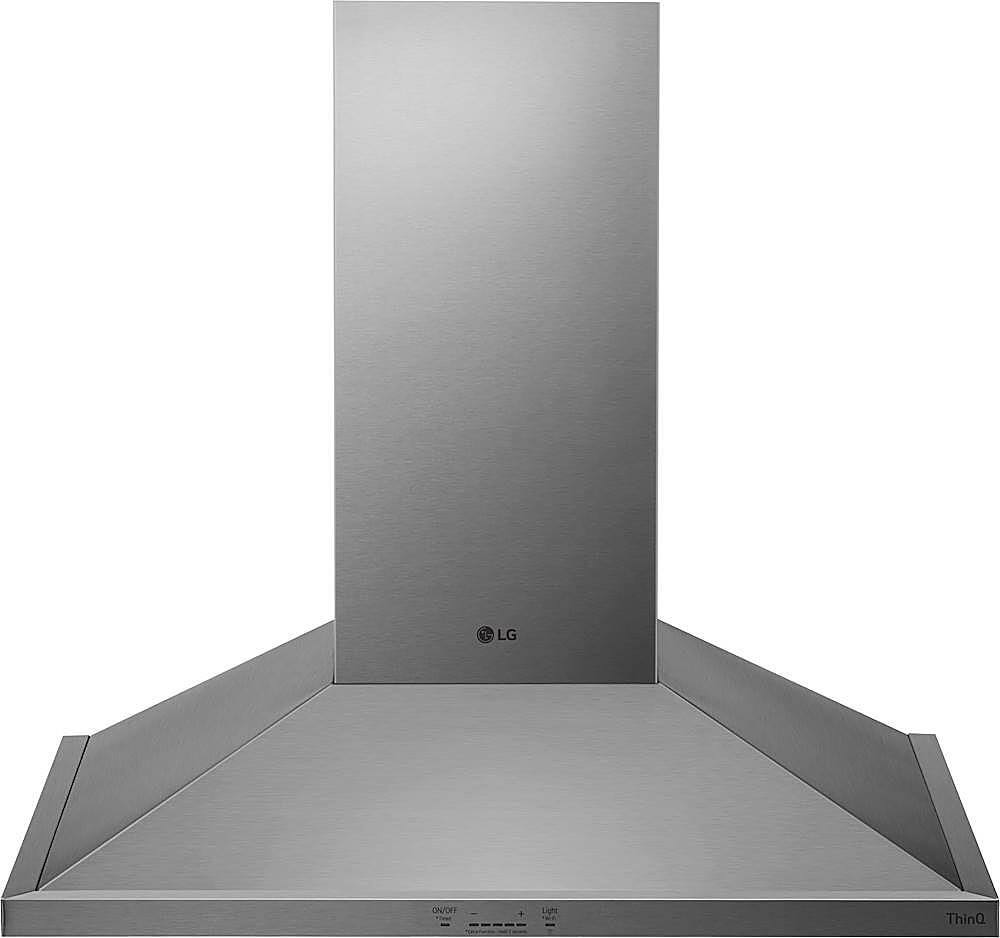 Alt View 11. LG - 36" Convertible Range Hood with WiFi - Stainless steel.
