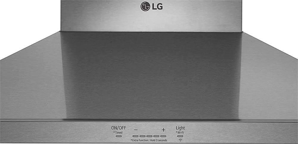 Alt View 16. LG - 36" Convertible Range Hood with WiFi - Stainless steel.