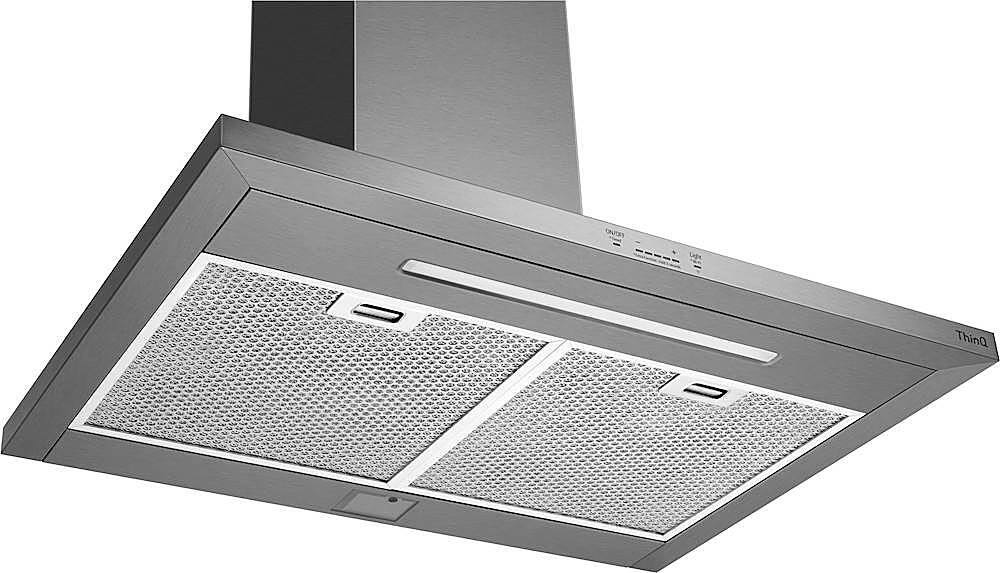 Alt View 17. LG - 36" Convertible Range Hood with WiFi - Stainless steel.