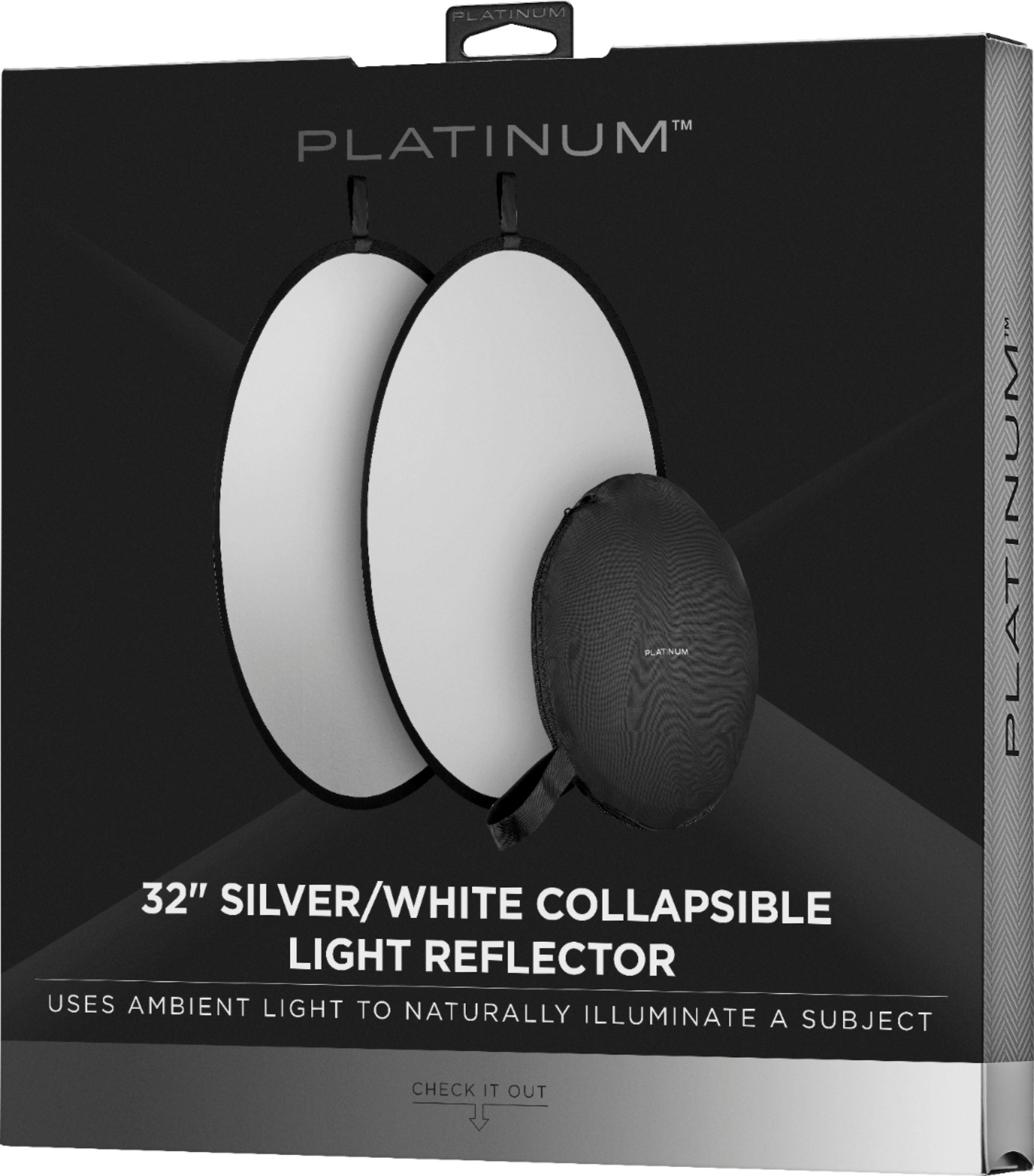 Alt View 13. Platinum™ - 32" Collapsible Light Reflector - Silver/White.