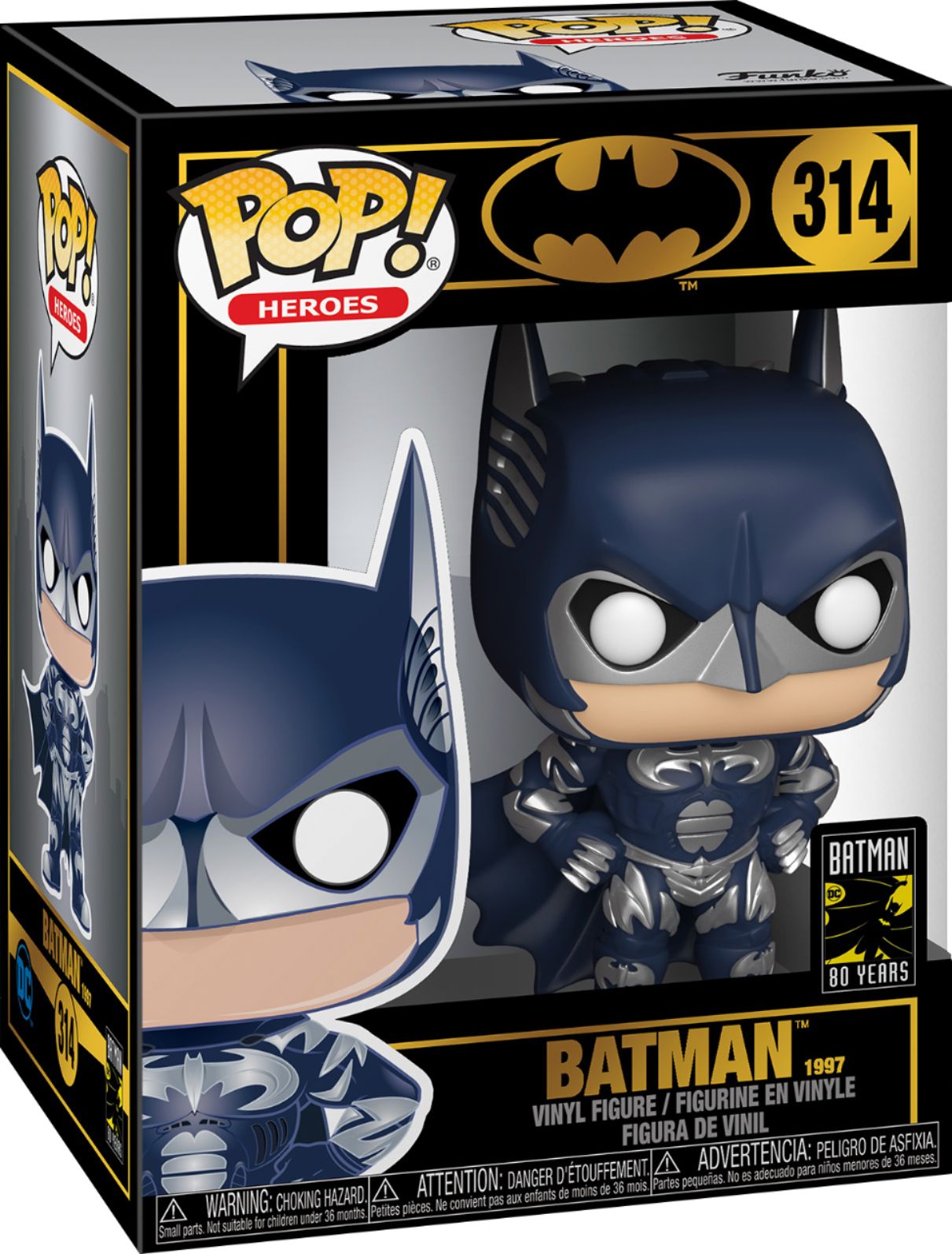 Best Buy: Funko POP! Heroes: Batman 80th Batman (1997) Multi 37262