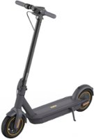 Segway - KickScooter Foldable Electric Scooter w/40.4 Max Operating Range & 18.6 mph Max Speed - Black - Front_Zoom